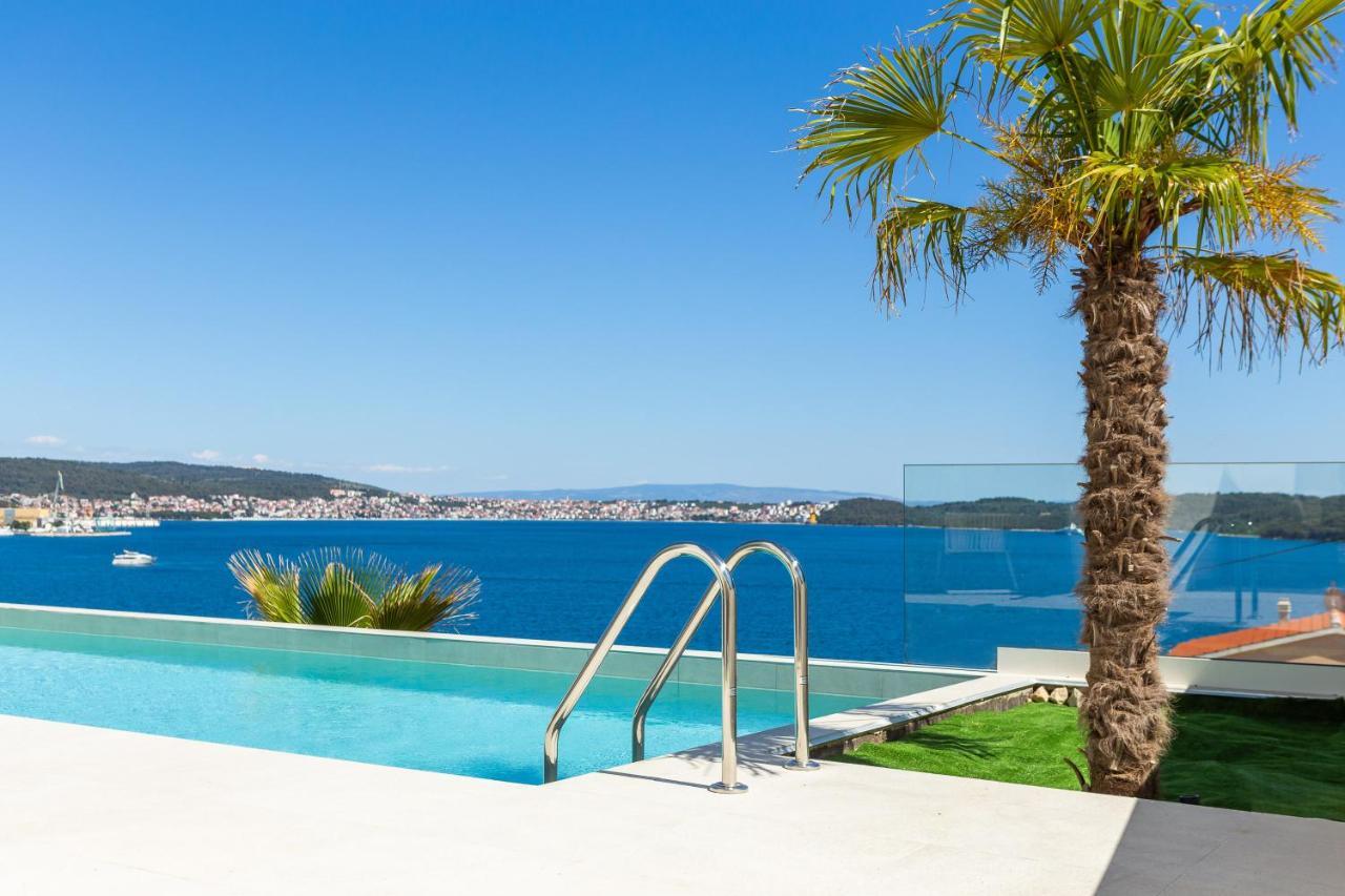 Villa Adria View With Heated Pool I Трогир Экстерьер фото