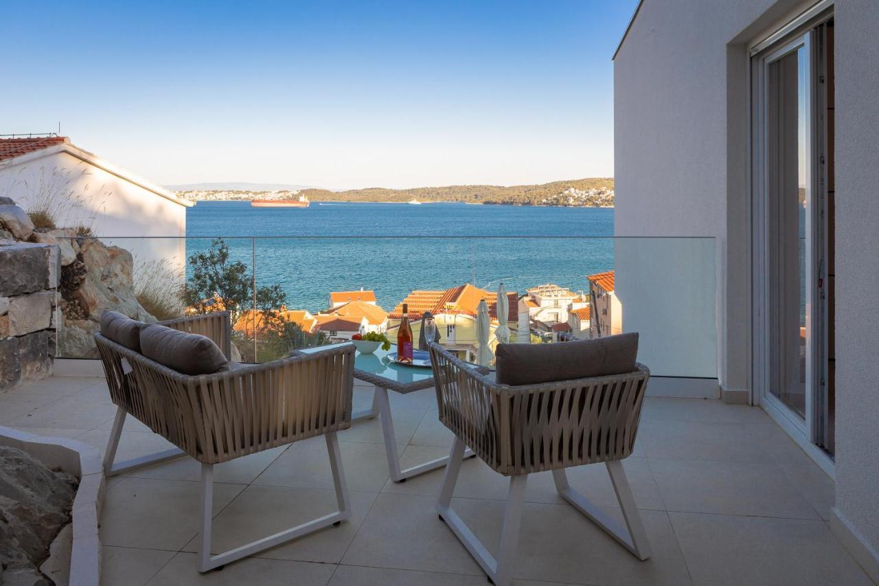 Villa Adria View With Heated Pool I Трогир Экстерьер фото