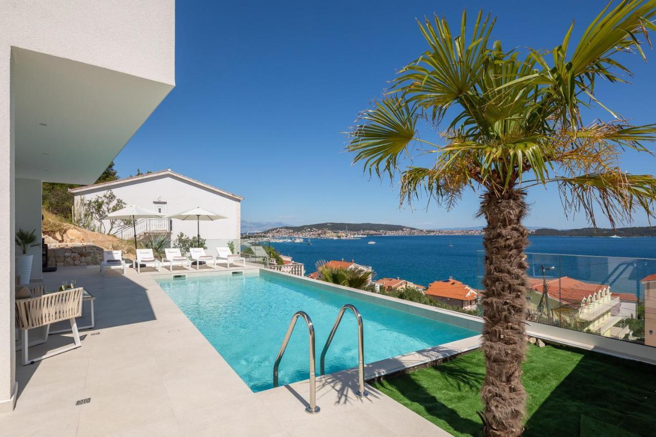 Villa Adria View With Heated Pool I Трогир Экстерьер фото