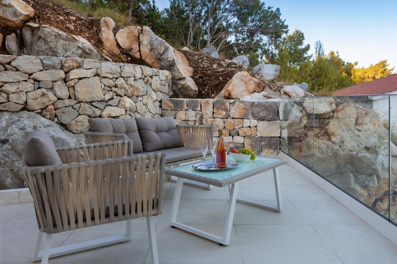 Villa Adria View With Heated Pool I Трогир Экстерьер фото
